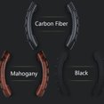 thumbnail image 4 of Booster, Car Steering Wheel Cover Booster Carbon Fiber Anti-Slip Sweat-Proof Protector Universal Interior Accessories for 15 Inch Steering Wheel, 4 of 8