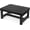Black, variant on Wooden Step Stool for Adults, Heavy Duty Stepping Stool with Non-Slip Rubber Feet & Adjustable Feet, Bed Steps for High Beds, Bathroom, Kitchen & Office (Brown)