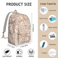 thumbnail image 5 of Ornate Paisley Pattern Backpack - Bohemian Spirit Bookbag for Her & Him, Reliable Zippers & Sturdy Material, Considerate Gift for a Classmate or Coworker, 5 of 5