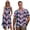 Hawaii Pink Hibiscus, variant on Hippie Flower Hawaii Matching Couple Outfits Husband and Wife Clothing Fashionable Loose Swing Sundresses with Soft Fabric Lightweight Fit for Outdoor Picnic