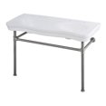 thumbnail image 1 of Fauceture VPB14888ST Imperial 47-Inch Double Bowl Console Sink with Stainless Steel Leg, Brushed Nickel, 1 of 2
