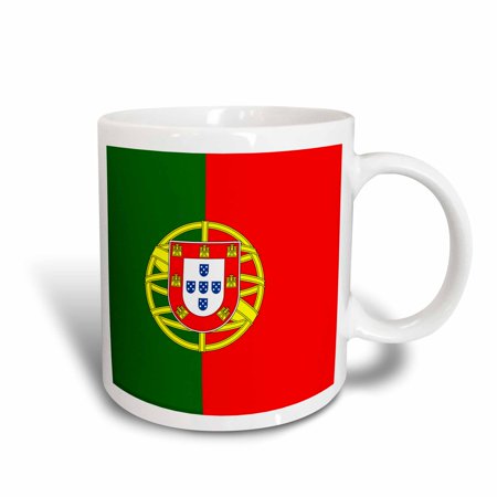 3drose Flag Of Portugal Portuguese Red And Green With Coat Of Arms Shield Supporter Fan Country World Ceramic Mug 15 Ounce