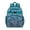 Blue-green-12, variant on Beach Vacation Palm Inspired Waterproof Backpack - Durable Daypack with Side Pockets for Teens & School