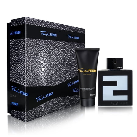 Fan di Fendi Acqua Pour Homme 2 Piece Set Includes: 3.3 oz Eau de Toilette Spray + 3.3 oz All Over Shampoo