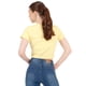 thumbnail image 3 of Playera Crop Básica Manga Corta Para Mujer Quarry Color Amarillo, 3 of 4