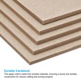 thumbnail image 4 of Uxcell 0.2"x12"x8" Book Board, 20 Pack Chipboard Sheets Book Binding Board Bookboard Bookbinding Supplies, Gray, 4 of 7