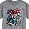 thumbnail image 3 of Marvel Captain America: Brave New World - Ink Grid - Men's Short Sleeve Graphic T-Shirt, 3 of 5