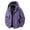 Purple, variant on Waterproof Mens Jacket Men's Solid Color Waterproof Long Sleeved Full Zipper Hooded Workwear with Multiple Pockets Jacket Loose Fit Fall Winter Mountaineering Fashion,Green