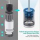 thumbnail image 3 of Toilet Brush Silicone with Holder Wall Mount & Standing Toilet Brush Set Stainless Steel Long Handled Toilet Brush and Quick Dry Holder Set for Bathro, 3 of 5