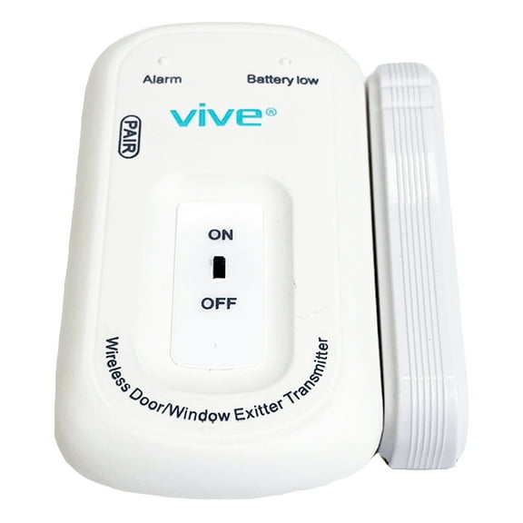 Vive Caregiver Door and Window Alarm with Pager – Wireless Sensor for Dementia Patients, Child Safety, and Home Security