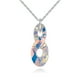 thumbnail image 1 of Dije con Cadena OCEAN HEART  AC16-781, 1 of 1