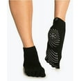 thumbnail image 3 of Gaiam All Grip Yoga Socks - Medium/Large - Black/Grey, 3 of 4