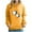 Yellow A, variant on Ashirexll Womens Long Sleeve Tops, Womens Hoodies Pullover, Fashion Off Shoulder Long Sleeve Printed Hooded Sweatshirt