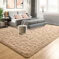 thumbnail image 3 of Super Soft Fluffy Rug for Bedroom, Modern Shaggy Rug Fuzzy Kids Rug for Living Room, Plush Indoor Nursery Home Decor Rug with Non-Slip Bottom, Beige, 6 X 9 Feet, 3 of 16