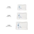 thumbnail image 4 of Excellante Blue bamboo melamine dinnerware collection 8 1/2" x 5 1/2" wave shape BBQ plate, comes in dozen, 4 of 4