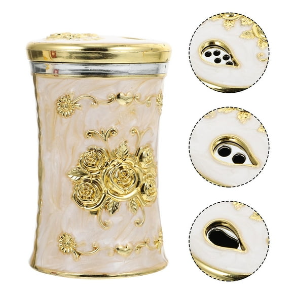 IFANLANDOR Toothpick Holder Travel European Style White ABS for Appetizer Handling 1Pcs