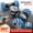 Blue, variant on Blue Gesture Control Rc Stunt Car 360掳 Rotating With Music Spray Lights Blue