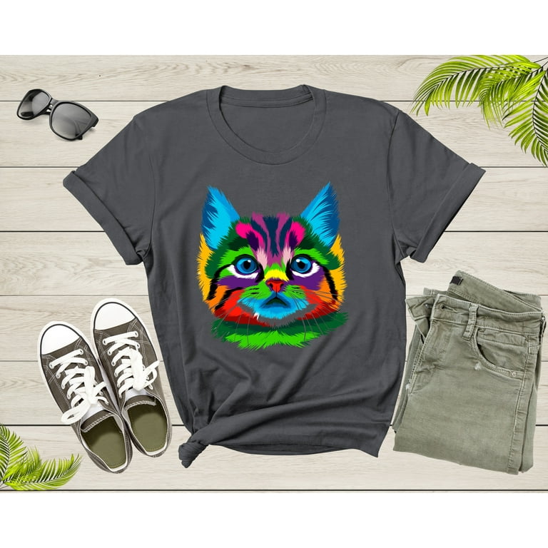 Easter Bunny Ears Cat Face T-Shirt Cute Kitten Girls Tee Easter Bunny Ears Cat Face T-Shirt Cute Kitten Girls Tee