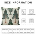 thumbnail image 5 of PHYHOO  Christmas Pillow Covers Christmas Tree Decorative White Throw Pillow Covers Winter Famliy Decoration for Home Couch  White, 5 of 5