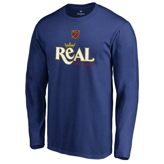 Men's Royal Real Salt Lake Shielded Long Sleeve T-Shirt