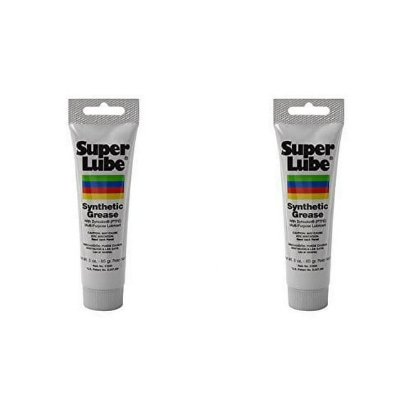Super Lube 21030 Synthetic Grease NLGI 2, 3 oz Tube 2 Pack