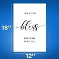 thumbnail image 2 of The Lord Bless You And Keep You - Christian Inspiring Religious Wall Art Decor Poster, 2 of 2