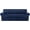 Deep Blue, variant on T Cushion Sofa Slipcover 4 Pieces Sofa Covers for T Cushion Couch Soft Sofa Slip Covers Furniture Protector with 3 Individual T Shape Seat Covers (Blue Gray, 3 Cushions)