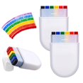 thumbnail image 1 of Rainbow 6-Color Face Paint Stick, Washable Pride Face Body Paint Makeup Marker for Gay Pride Parades, Pride Month, Festivals, Cosplay & Parties(2pcs)Q, 1 of 7