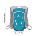 thumbnail image 4 of Chaleco Hidratación para Correr 12L Al Aire Libre (claro) Azul, 4 of 7