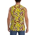 thumbnail image 4 of Bingfone Chicken Cartoon Pattern Men's Tank Tops Workout Sleeveless Tee Shirts Running Beach Tanks for Men-XX-Large, 4 of 7