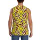 thumbnail image 4 of Balery Chicken Cartoon Camisetas sin mangas para hombre, absorbe la humedad y protege contra el mal olor.-Medium, 4 of 7