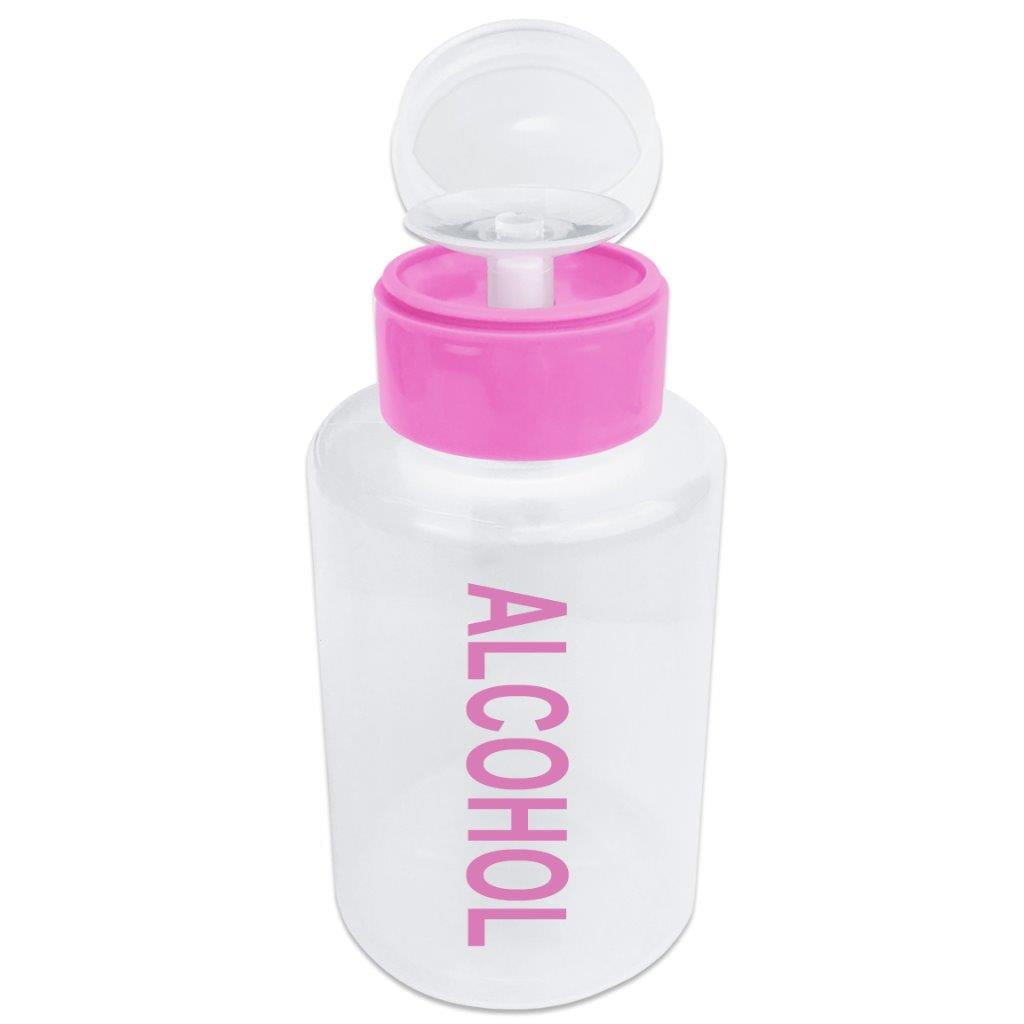 High Quality 12oz Alcohol Pump Dispenser Pink