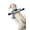 Baby Blue, variant on Picket Protector Classic Series Step-in Air Harness Bundle - Baby Blue, XXS harness (11.5" - 13" Chest Size) with 10" Blue Picket Protector
