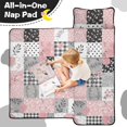 thumbnail image 4 of Pioneer Flower Floral Print Pattern Toddler Nap Mat for Teens Preschool Daycare, Teens Sleeping Mat Bag, Toddler Sleeping Bag with Pillow, 4 of 6