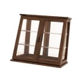 thumbnail image 2 of 1:6 1:12 Dollhouse Bakery Display Case Model Countertop Scenes Craft Pastry Display Case Model for Layout Sand Table Building walnut B, 2 of 8