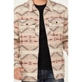 thumbnail image 3 of Rock & Roll Denim Men's And Southwestern Zip Jacket Tan Medium, 3 of 4