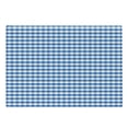 thumbnail image 1 of Checkered Cutting Board, Monochrome Gingham Checks Classical Country Culture Old Fashioned Grid Design, Decorative Tempered Glass Cutting and Serving Board, Large Size, White Blue, by Ambesonne, 1 of 1