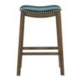 thumbnail image 1 of Topline Home Furnishings Pub Height Stool, Faux Leather, 1 of 5