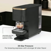 Thyme & Table Universal Single-Serve Coffee and Espresso Maker, Slate Grey