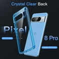 thumbnail image 3 of JETech Case for Google Pixel 8 Pro 6.7-Inch 2023, Non-Yellowing Shockproof Bumper Protective Phone Cover, Anti-Scratch Hard PC Back (Bay), 3 of 6