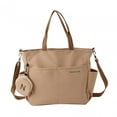 thumbnail image 2 of Milageto Tote Bag for Women Wear Resistant with Top Handles with Zipper Crossbody Bag Khaki, 2 of 8