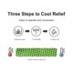 thumbnail image 2 of Sport Sweat Band Ice Refresing Wutband Transpirable para El Voleibol Yoga () Verde, 2 of 9