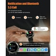 thumbnail image 2 of Tikland Smart Watch for Men Answer/Make Call for Android iPhone, 1.39" AMOLED HD Screen Mens Luxury Watch 114 Sports Modes, 400mAh Rugged Smartwatch Pedometer, 2 of 7