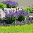 thumbnail image 6 of 24 in (H) x 30 ft (L), Double Flower Outdoor Decorative Fence, Garden Fence, Metal Rustproof (20 pcs), 6 of 6