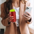 thumbnail image 6 of ZOURIH 2PCS Reusable Drink Covers,Can Covers for Soda Cola Can Lid Covers Round Protector,Reusable Pop Can Plastic Lid Fit Standard Soda Drink Beer Juice Beverages Cans Storage 2.4 inch,Green, 6 of 6