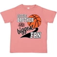 thumbnail image 3 of Inktastic Little Brother and Biggest Fan Basketball Player Boys Toddler T-Shirt, 3 of 5