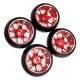 thumbnail image 1 of y áticos de goma aptos para K989 P929 Modelo Crawler truck Trucks Piezas de actualización rojo Macarena ruedas y neumáticos rc, 1 of 3