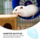 thumbnail image 3 of OUNONA Hamster Bath Container Azul Resistente Para Confortable De Pequeños Mascotas, 3 of 8