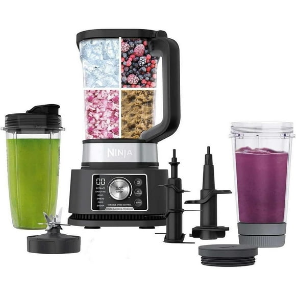 LICUADORA NINJA CO351 PROFESIONAL 4 EN 1 6 VEL 1 JARRA 2 VASOS negro 1 NINJA CO351