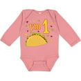 thumbnail image 3 of Inktastic I'm One Taco Birthday Party Boys or Girls Long Sleeve Baby Bodysuit, 3 of 5